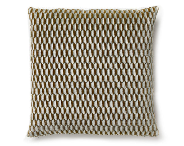 Allegra Velvet Pillow Square 22X22 Mineral | Scalamandre