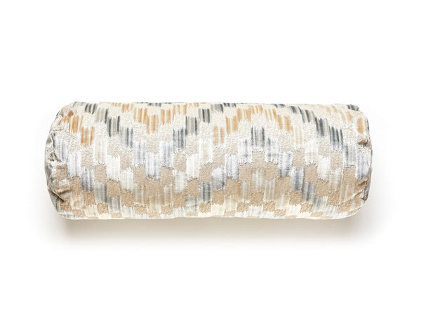 Ankara Pillow Bolster 21X7 Cloud | Scalamandre
