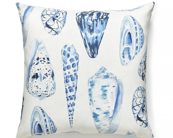 Coquina Outdoor Pillow Square 22X22 Porcelain | Scalamandre
