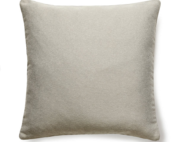 Dapper Flannel Pillow Square 22X22 Putty | Scalamandre