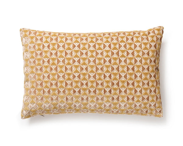 Parlor Velvet Pillow Lumbar 14X22 Butter Pecan | Scalamandre