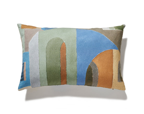 Riad Pillow Lumbar 14X22 Earth | Scalamandre