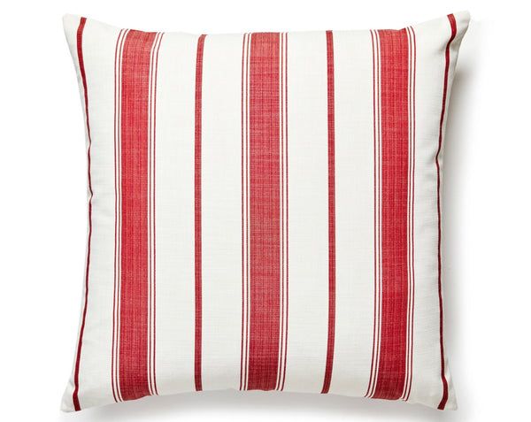 Sconset Outdoor Pillow Square 22X22 Currant | Scalamandre