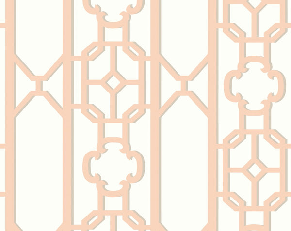 Joanna Fret - Peach | Scalamandre