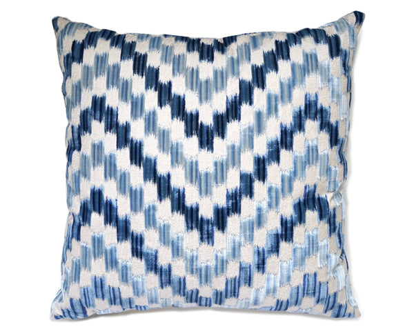 Ankara Pillow Square 22X22 Pacific | Scalamandre