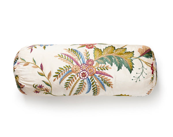 Seraphine Pillow Bolster 21X7 Jewel Multi | Scalamandre
