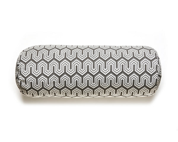 Undulation Pillow Bolster 21X7 Graphite | Scalamandre