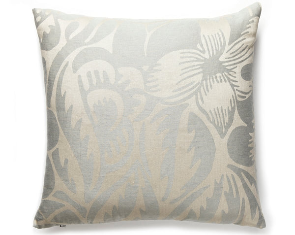 Deco Flower Pillow Square 22X22 Mineral | Scalamandre