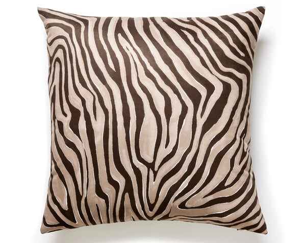 Kenya Faux Suede Pillow Square 22X22 Graphite | Scalamandre