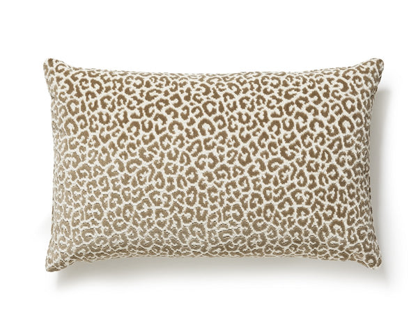 Panthera Velvet Pillow Lumbar 14X22 Sable | Scalamandre