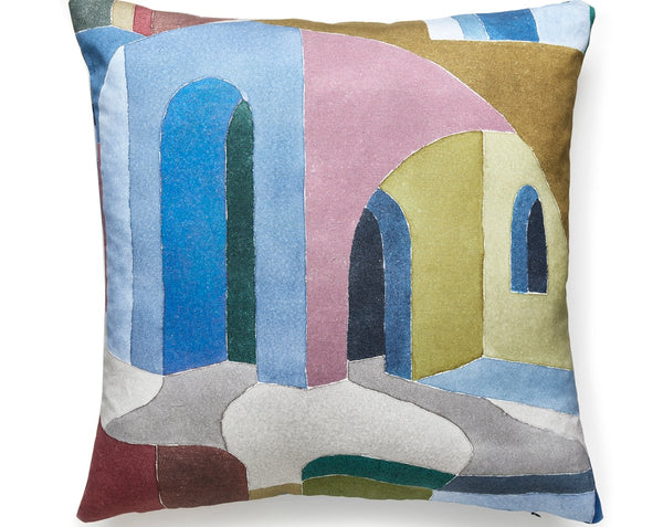 Riad Pillow Square 22X22 Jewel | Scalamandre
