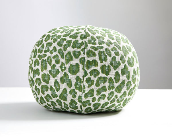 Backyard Bengal Outdoor Pillow Sphere 12 Dia - Ivy | Scalamandre