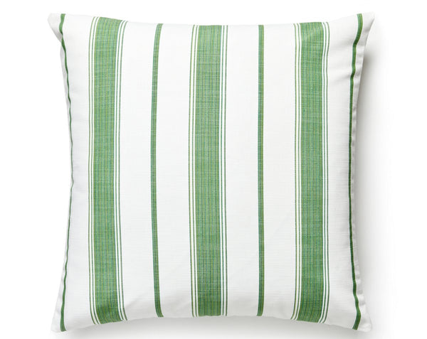 Sconset Outdoor Pillow Square 22X22 Vert | Scalamandre