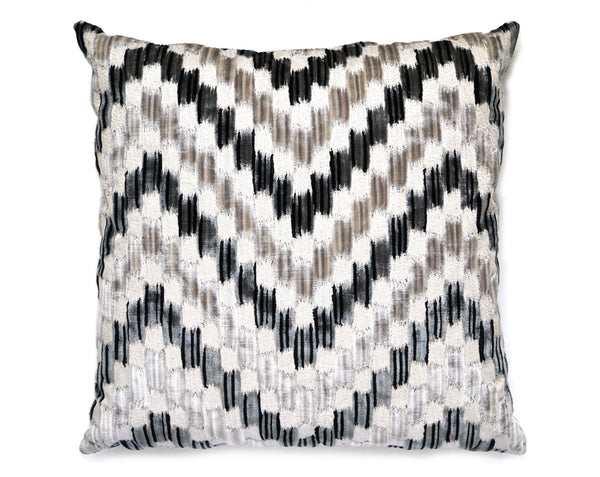 Ankara Pillow Square 22X22 Smoke | Scalamandre
