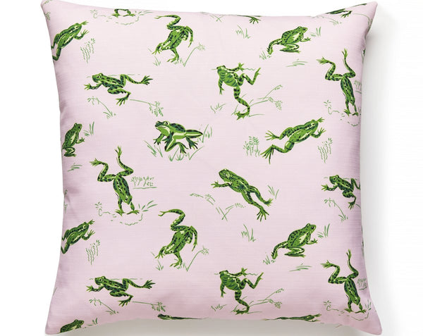Calabasas Cnty Outdoor Pillow Square 22X22 Camelia | Scalamandre