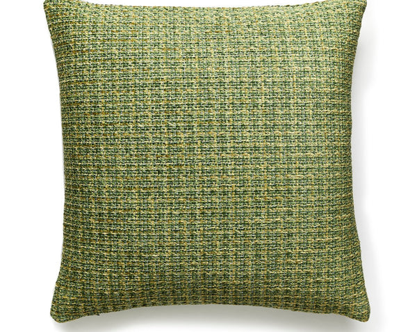 Highland Chenille Pillow Square 22X22 Grass | Scalamandre