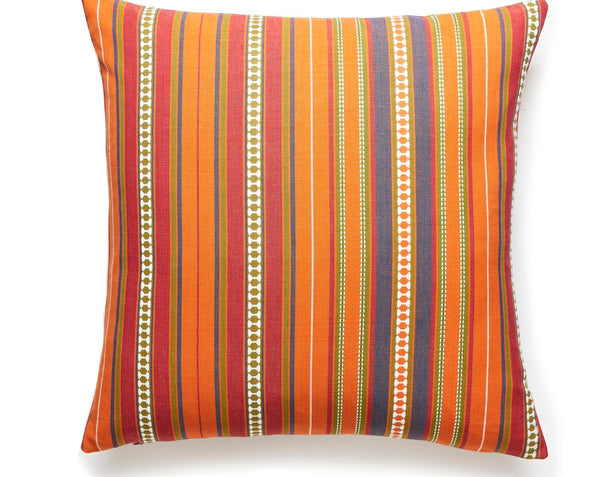 Nile Stripe Pillow Square 22X22 Summer Citrus | Scalamandre