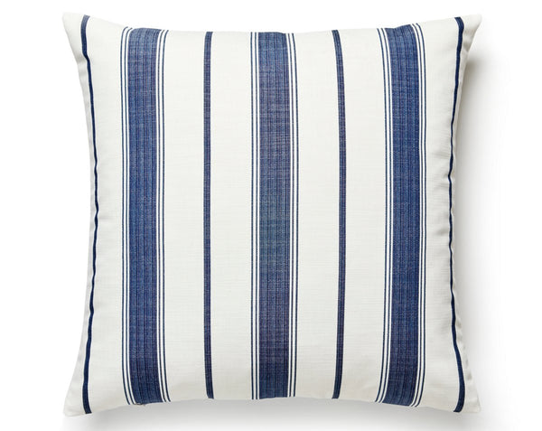 Sconset Outdoor Pillow Square 22X22 Indigo | Scalamandre
