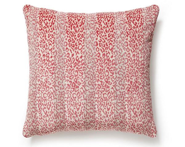 Corbet Pillow Square 22X22 Tomato | Scalamandre