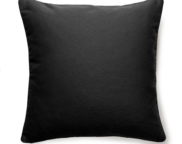 Dapper Flannel Pillow Square 22X22 Peppercorn | Scalamandre