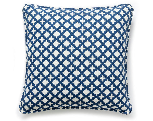 Marrakesh Weave Pillow Square 22X22 Navy | Scalamandre