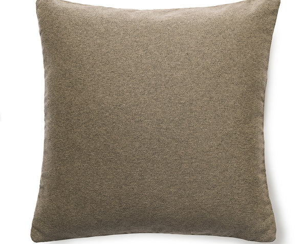 Dapper Flannel Pillow Square 22X22 Hickory | Scalamandre