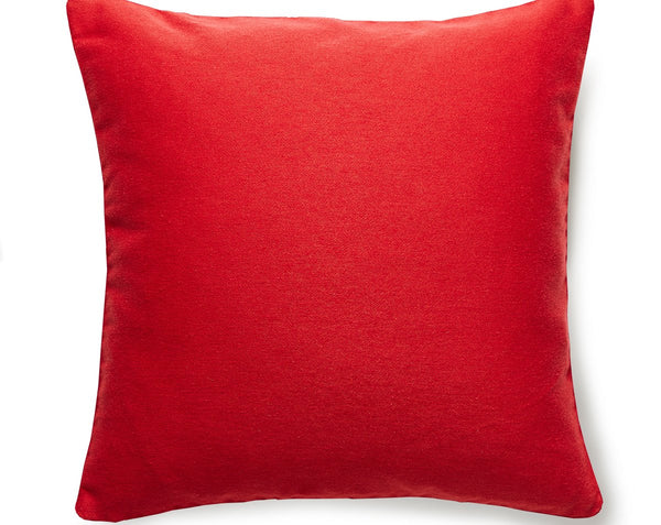 Dapper Flannel Pillow Square 22X22 Stop Sign | Scalamandre