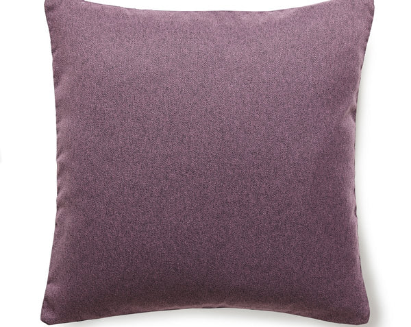Dapper Flannel Pillow Square 22X22 Orchid | Scalamandre
