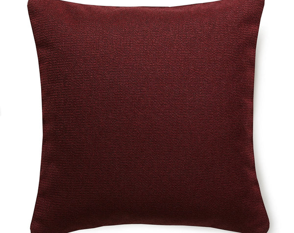 Boss Boucle Pillow Square 22X22 Crimson | Scalamandre