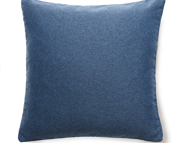 Dapper Flannel Pillow Square 22X22 Fountain | Scalamandre