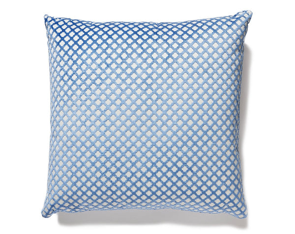 Pomfret Pillow Square 22X22 Lapis | Scalamandre