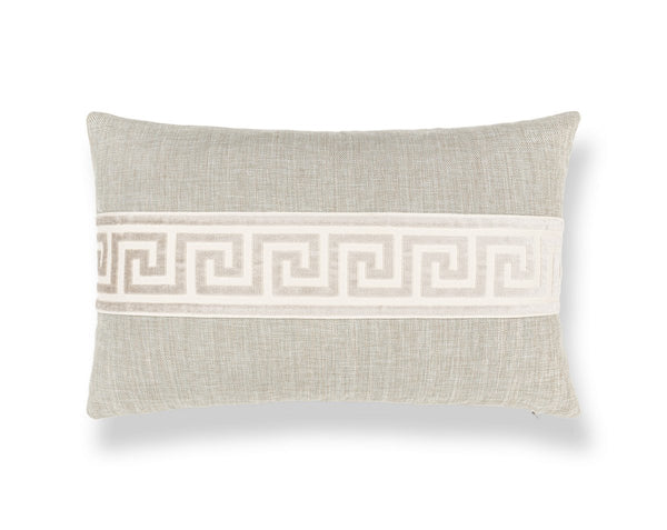 Greek Key Pillow Lumbar 22X14 Sag Harbor | Scalamandre