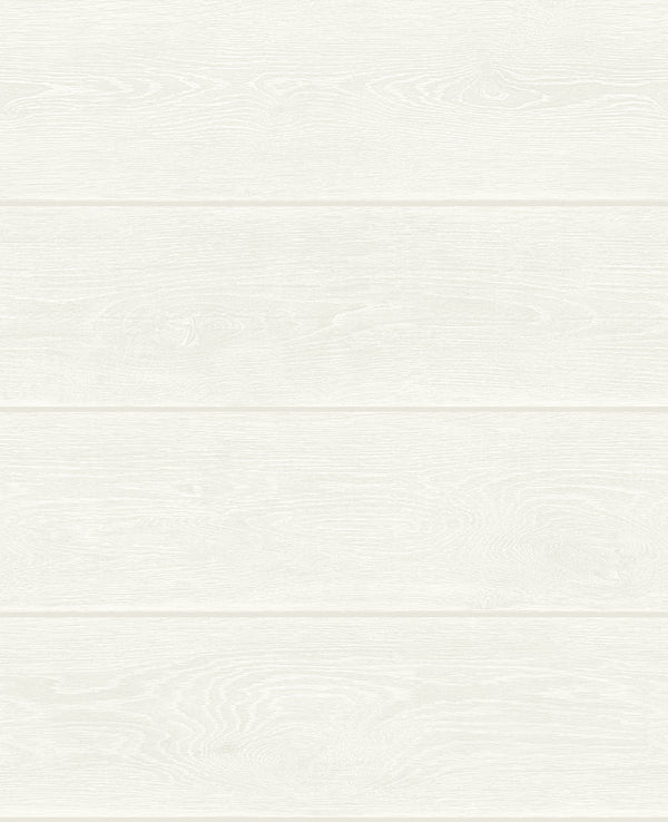 Malibu Ps Stacks Rustic Wood - Dove White | Peel and Stick Removable Wallcovering