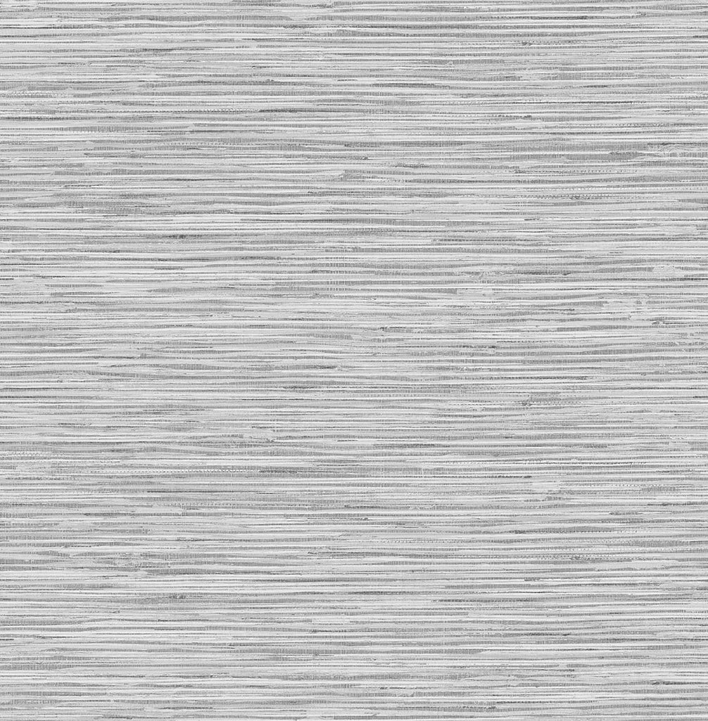 Malibu PS Grasscloth Contemporary Grasscloth - Moonstone Grey | Peel and Stick Removable Wallpaper
