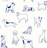Malibu PS Best in Show Contemporary Animal Print - Indigo | Peel and Stick Removable Wallpaper
