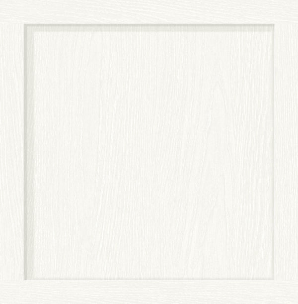 Malibu Ps Squared Away Rustic Wood - Dove White | Peel and Stick Removable Wallcovering