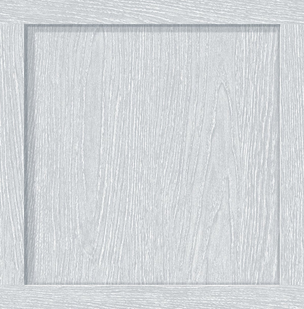 Malibu PS Squared Away Rustic Wood - French Grey | Peel and Stick Removable Wallpaper