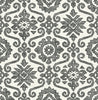 Malibu PS Augustine Contemporary Geometric - Charcoal & Linen | Peel and Stick Removable Wallpaper