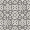 Malibu PS Augustine Contemporary Geometric - Pewter & Stone | Peel and Stick Removable Wallpaper