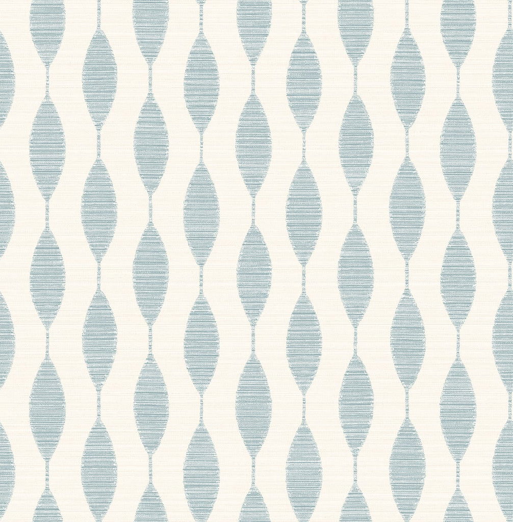 Malibu PS Ditto Contemporary Geometric - Blue Opal | Peel and Stick Removable Wallpaper