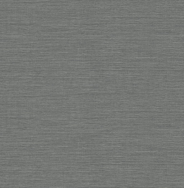 Malibu Ps Seaside Faux Sisal Contemporary Grasscloth - Slate Grey | Peel and Stick Removable Wallcovering