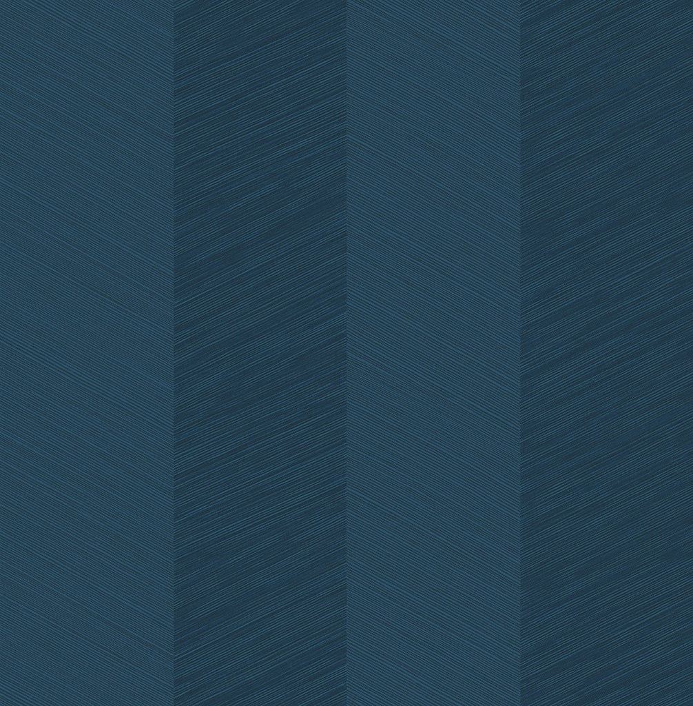 Malibu PS Chevy Hemp Contemporary Grasscloth - Navy Blue | Peel and Stick Removable Wallpaper