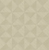 Malibu PS Geo Inlay Contemporary Grasscloth - Khaki | Peel and Stick Removable Wallpaper