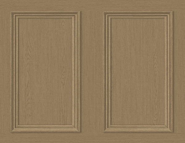 Malibu Ps Faux Wood Panel Rustic Wood - Honey Brown | Peel and Stick Removable Wallcovering