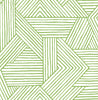 Malibu PS Etched Geometric Contemporary Geometric - Spring Green | Peel and Stick Removable Wallpaper