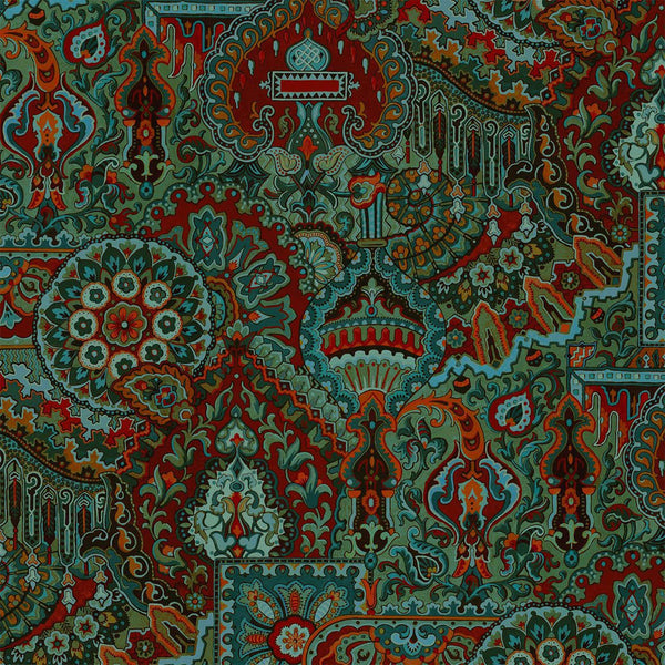 Shambala Emerald, Sample Wallcoverings | House of Hackney