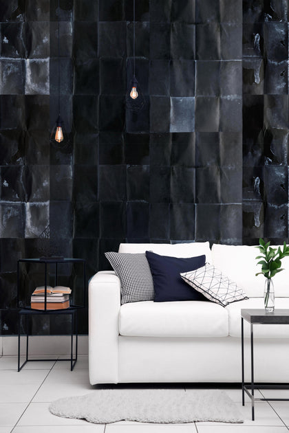 Shibui Asphalt - Blue, Grey Wallcovering | Mind the Gap
