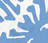 French Blue on White