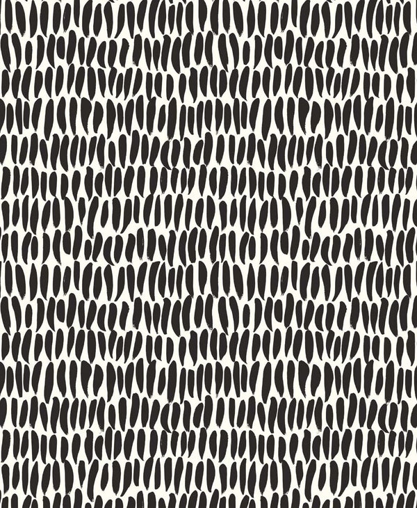 Brushwork Contemporary Abstract - Inkwell | Architectural Wallcoverings