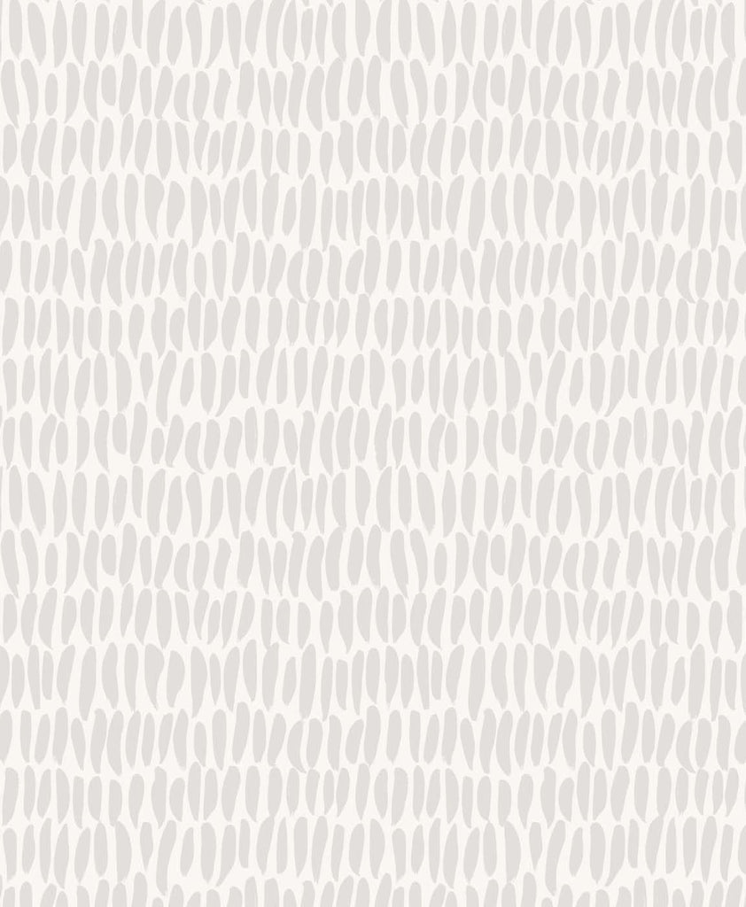 Malibu Brushwork  Wallpaper - Contemporary Abstract - Fog | Malibu Wallpaper